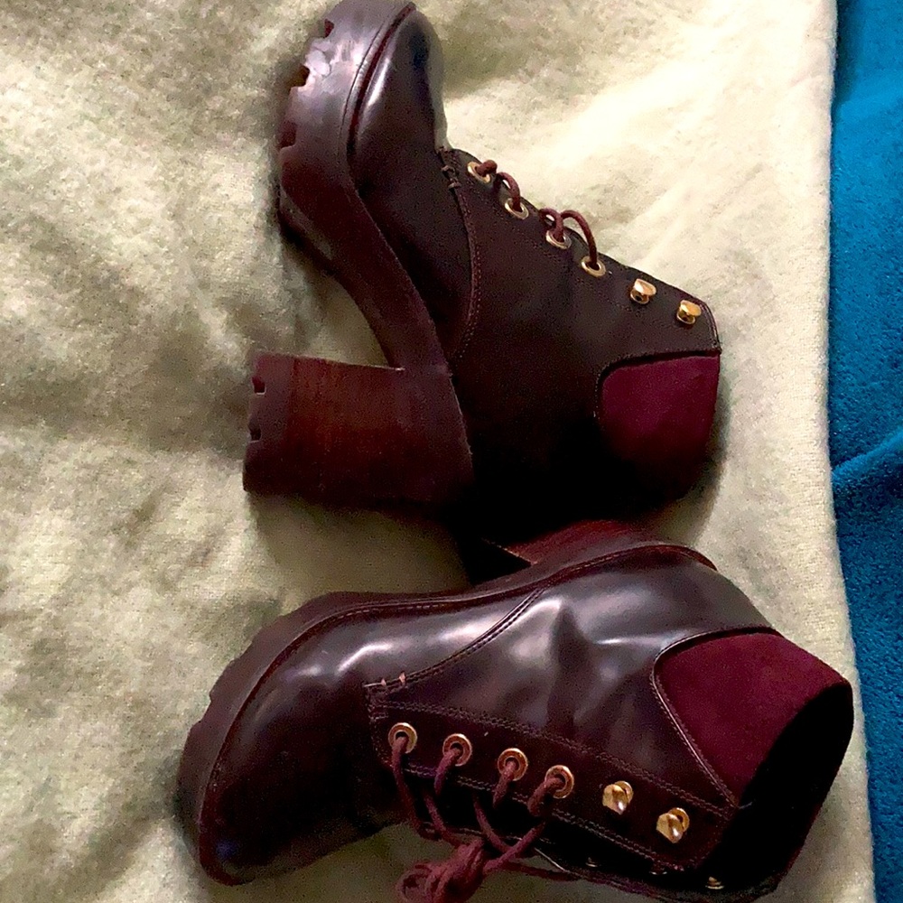 Maroon.  ALDO  Boots